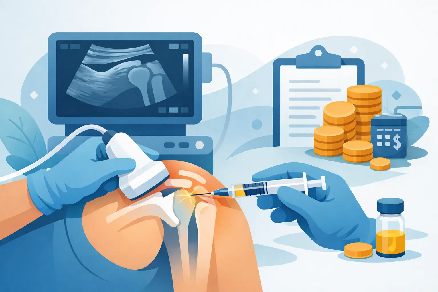 Ultrasound guided steroid injection cost