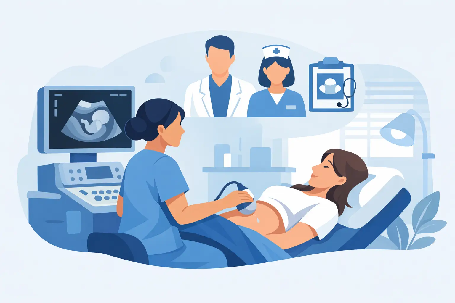 Who Performs Ultrasound Scans in Clinic?