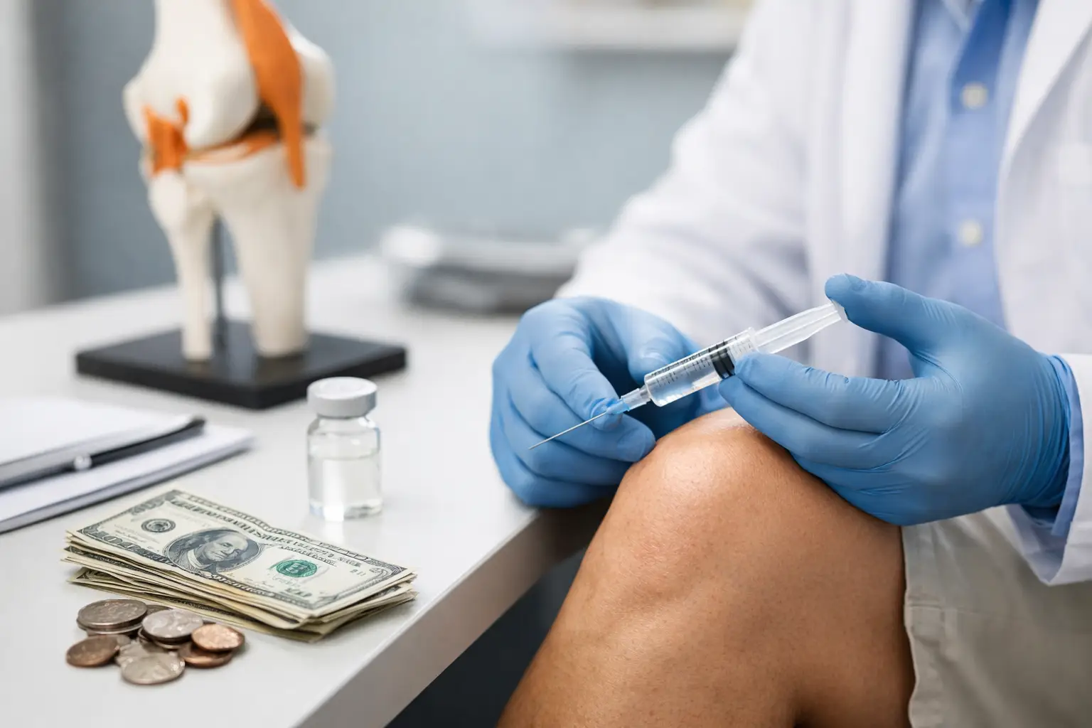 What Does an Arthrosamid Knee Injection Cost?